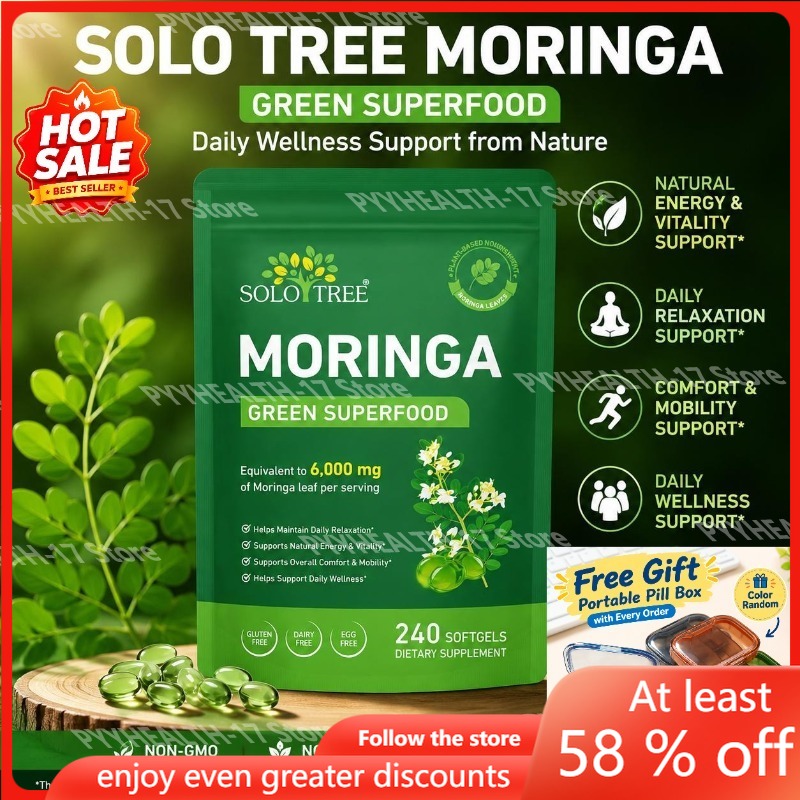 Chamomile Tea - Moringa Green Superfood Softgels voor natuurlijke