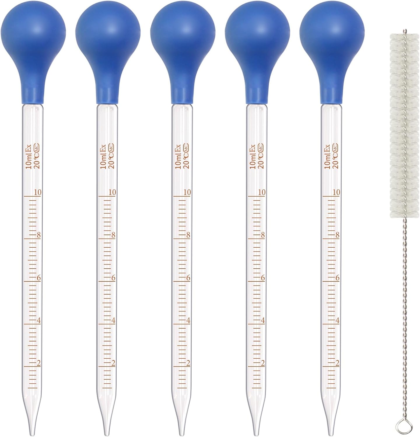 Essential Oils - 5-pack glazen pipetdruppelaars van 10 ml,