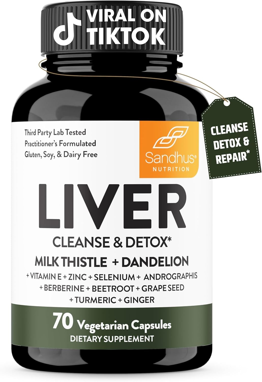 Herbal Supplement - Leverreiniging Detox & Reparatieondersteuning, Kruidensupplement voor
