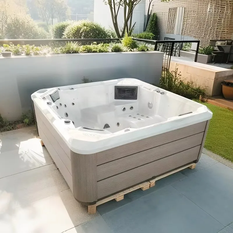 Review Wellness - 5-persoons populaire buiten jacuzzi van acryl,