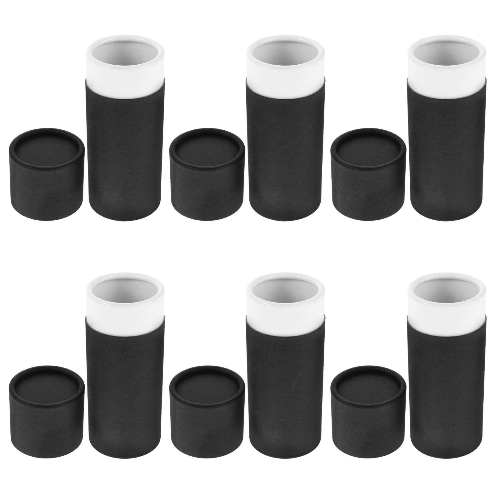 Essential Oils - 6 stuks ronde kraftpapierdoos, cilindervormige verpakking