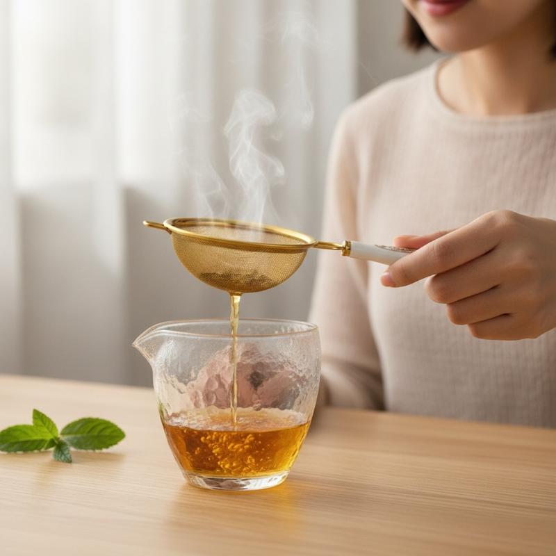 RVS Theezeef met Dubbele Gaass - Herbal Tea recensie en prijs