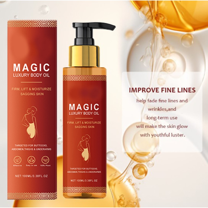 100ml Magic Luxe Lichaamsolie  - Ginger Tea recensie en prijs